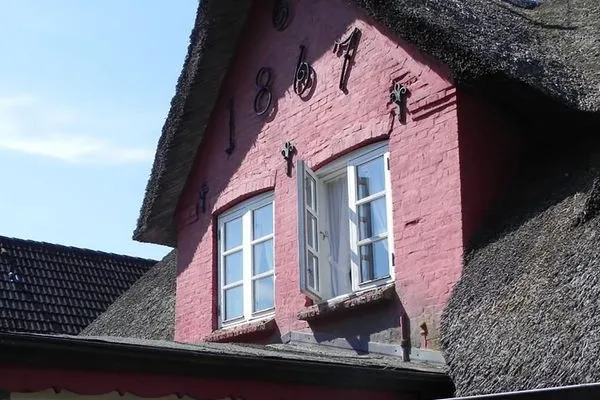 Fassade / Eingang Hüs Sanskiin Ferienwohnung *Driiwholt*