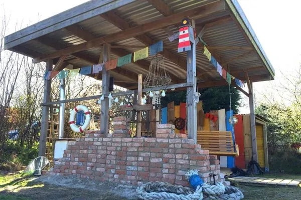 Garten Hüs Sanskiin Ferienwohnung *Driiwholt*