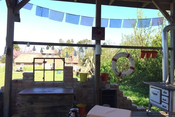 Garten Hüs Sanskiin Ferienwohnung *Driiwholt*