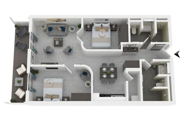 Ferienwohnung Waterkant Ostseebad Wustrow - ZweiWasser Alte Seefahrtschule Grundriss  Waterkant