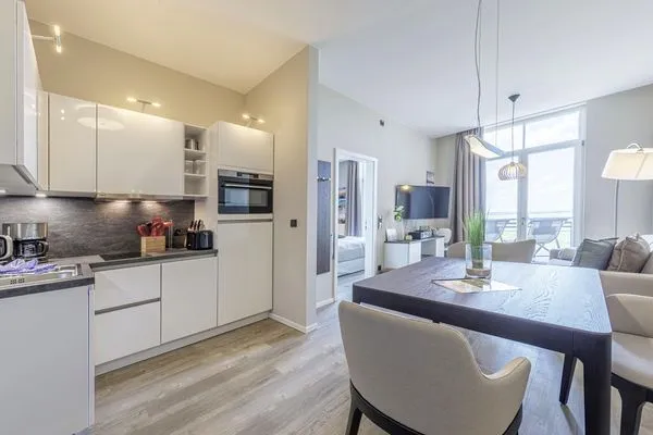 Ferienwohnung Kleine Welle Ostseebad Wustrow - mit moderner Küche  Kleine Welle