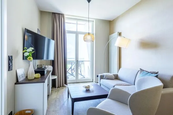 Ferienwohnung Kleine Welle Ostseebad Wustrow - Wohnbereich  Kleine Welle