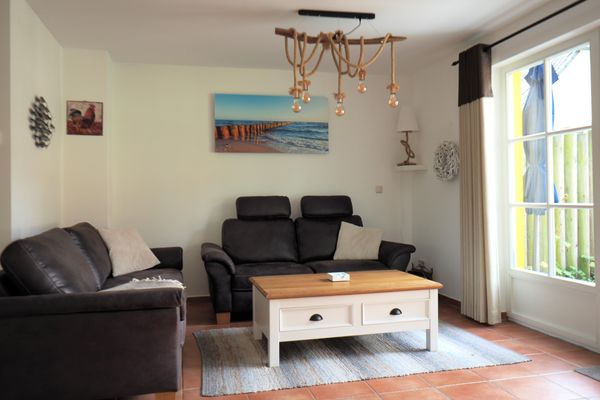 Dünengarten Am Bahndamm 75e Haus Meeresrauschen Zingst - Wohnzimmer
