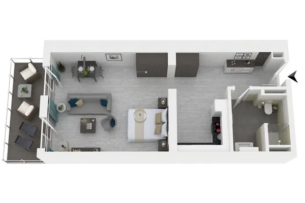 Ferienwohnung Meerglück Ostseebad Wustrow - ZweiWasser Alte Seefahrtschule Grundriss  Meerglück