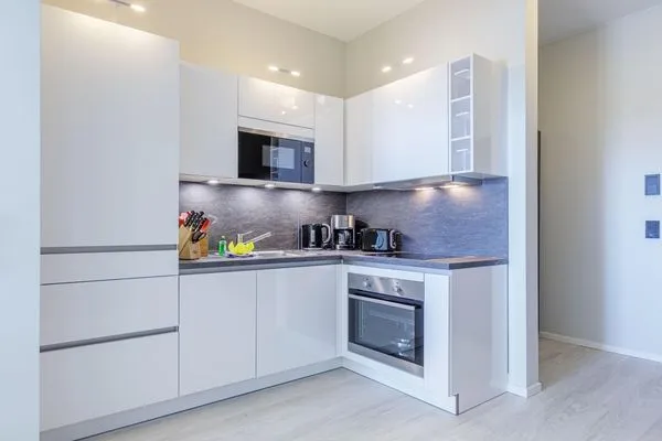 Ferienwohnung Wustrower Welle Ostseebad Wustrow ZweiWasser Alte Seefahrtschule Küche  Wustrower Welle