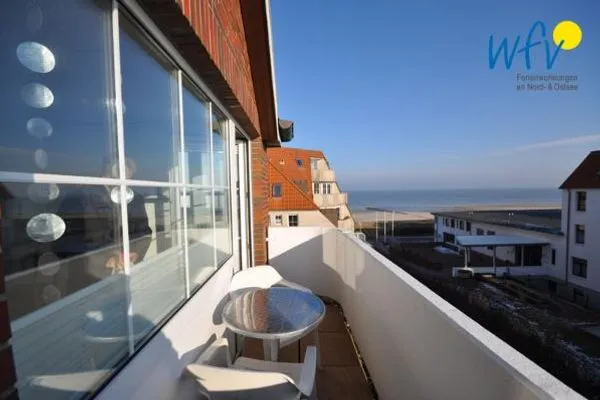 Balkon mit Blick aufs Meer Haus Passat Ferienwohnung 23