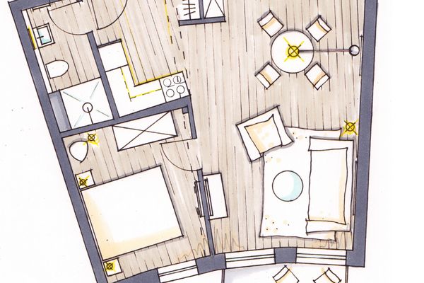  Deichwächter Kalifornien - Grundriss