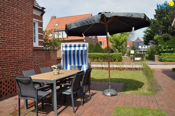 Terrasse Haus Mittelstraße Ferienwohnung kleines Zauberland