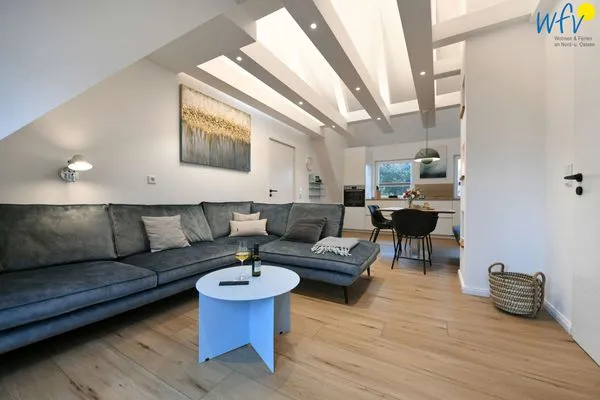 Wohnzimmer Haus Mittelstraße Ferienwohnung kleines Zauberland