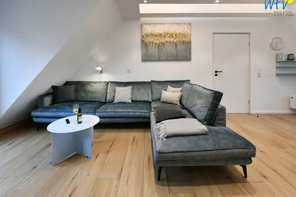 Wohnzimmer Haus Mittelstraße Ferienwohnung kleines Zauberland