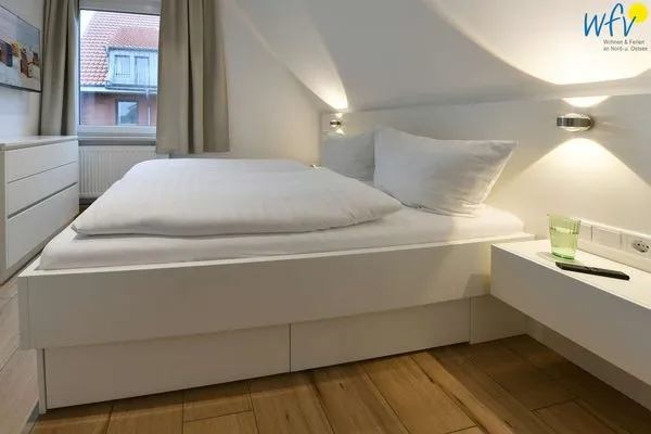 Schlafzimmer Haus Mittelstraße Ferienwohnung kleines Zauberland