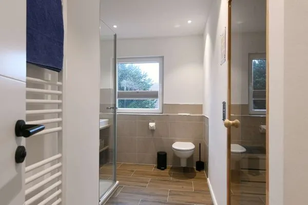 Badezimmer Haus Mittelstraße Ferienwohnung kleines Zauberland