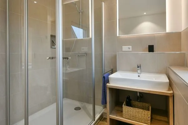 Badezimmer Haus Mittelstraße Ferienwohnung kleines Zauberland