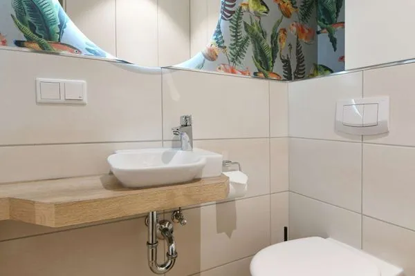 Badezimmer Haus Mittelstraße Ferienwohnung kleines Zauberland