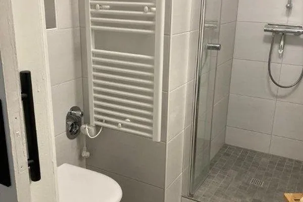 Badezimmer Haus Janine Ferienwohnung Meeresblume