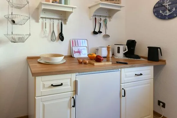 Küche Familienhaus im Dorfgroden 27 Ferienwohnung kleiner Kompass