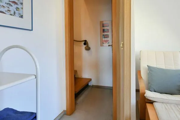 Schlafzimmer Familienhaus im Dorfgroden 27 Ferienwohnung kleiner Kompass