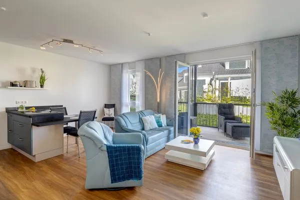 Wohnzimmer  Bernsteinquartier, Whg. 04.40