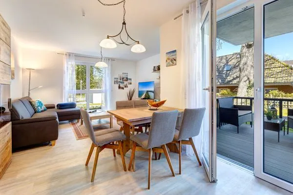 Wohnzimmer  Bernsteinquartier, Whg. 05.48