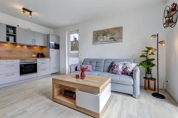 Wohnzimmer  Bernsteinquartier, Whg. 05.49 "Ferienglück"