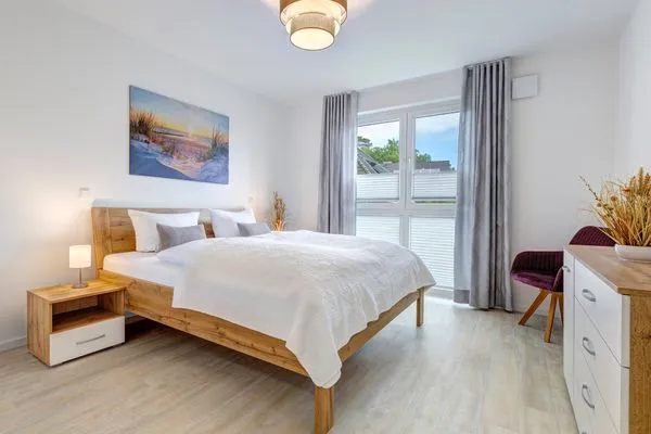 Schlafzimmer  Bernsteinquartier, Whg. 05.49 "Ferienglück"