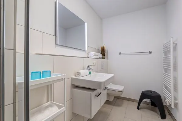 Badezimmer  Bernsteinquartier, Whg. 05.49 "Ferienglück"