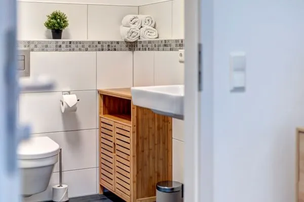 Badezimmer  Bernsteinquartier, Whg. 05.50 "Dünensonne"