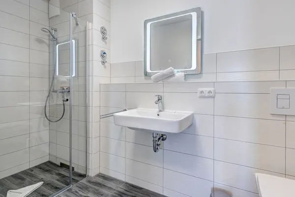 Badezimmer  Bernsteinquartier, Whg. 05.54 "Lieblingsplatz"