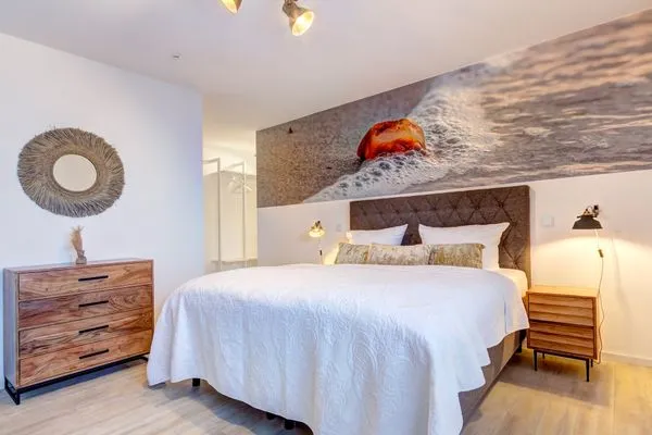 Schlafzimmer  Bernsteinquartier, Whg. 05.56 "Meeresgold"