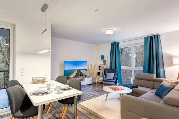 Wohnzimmer  Bernsteinquartier, Whg. 05.57 "Bonjour"