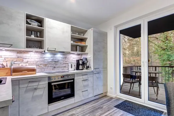 Küche / Küchenzeile  Bernsteinquartier, Whg. 05.57 "Bonjour"