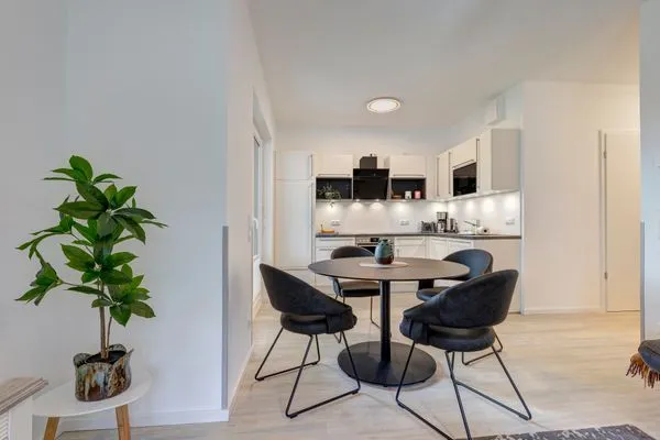 Küche / Küchenzeile  Bernsteinquartier, Whg. 05.58 "Eichenkrone"