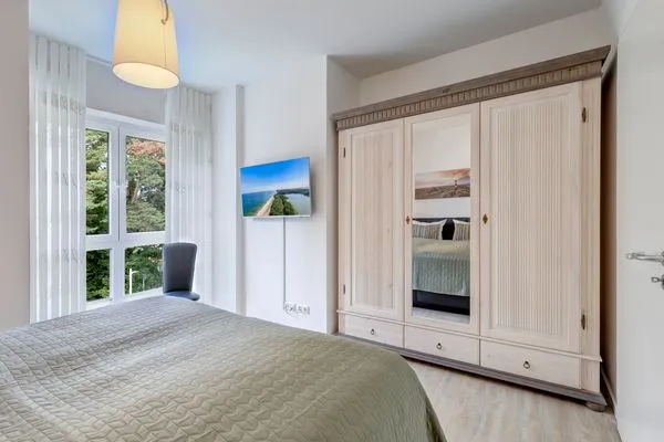 Schlafzimmer  Bernsteinquartier, Whg. 05.58 "Eichenkrone"