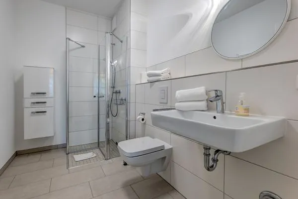 Badezimmer  Bernsteinquartier, Whg. 05.58 "Eichenkrone"