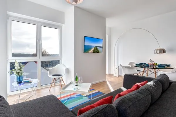 Wohnzimmer  Bernsteinquartier, Whg. 05.59