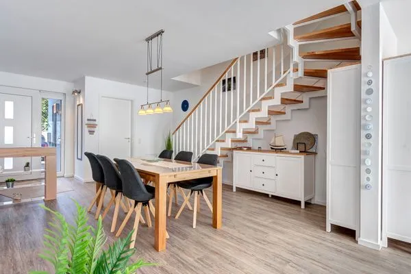 Wohnzimmer  Bernsteinquartier, Ferienhaus 06b "Lachmöwe"