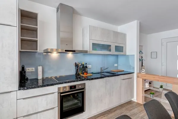 Küche / Küchenzeile  Bernsteinquartier, Ferienhaus 06b "Lachmöwe"