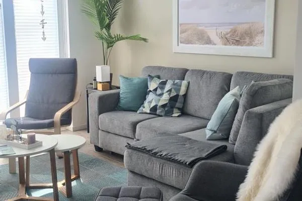 Wohnzimmer  Bernsteinquartier, Ferienhaus 6e