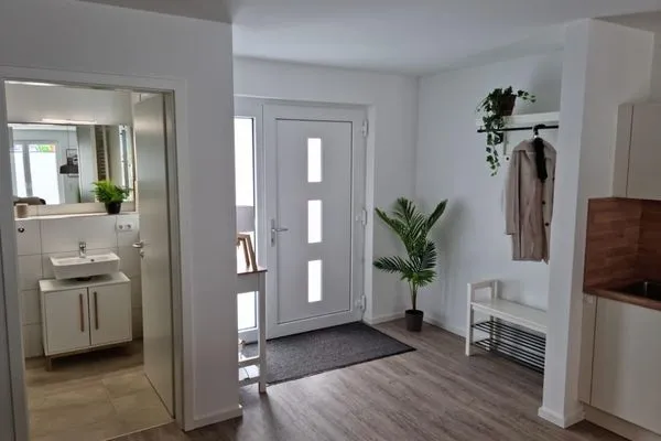 Fassade / Eingang  Bernsteinquartier, Ferienhaus 6e