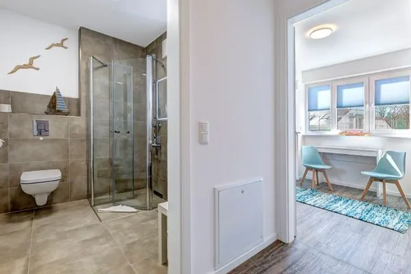 Badezimmer  Bernsteinquartier, Ferienhaus 07e