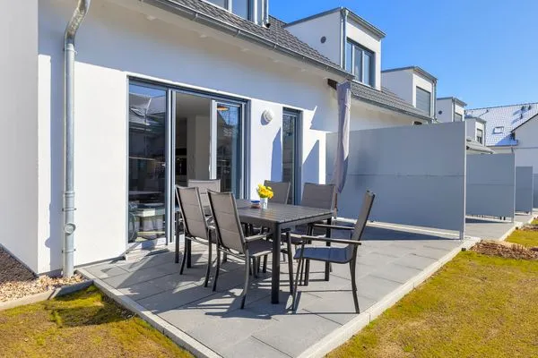 Terrasse  Bernsteinquartier, Ferienhaus 07e