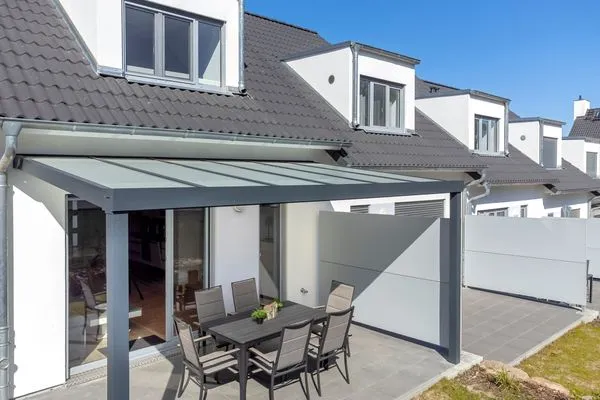 Terrasse  Bernsteinquartier, Ferienhaus 07e