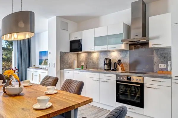 Küche / Küchenzeile  Bernsteinquartier, Ferienhaus 09a "Meeresrauschen"