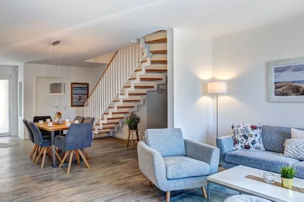 Wohnzimmer  Bernsteinquartier, Ferienhaus 09a "Meeresrauschen"