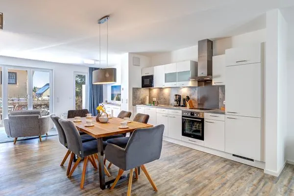 Küche / Küchenzeile  Bernsteinquartier, Ferienhaus 09a "Meeresrauschen"