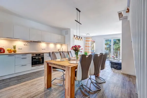 Küche / Küchenzeile  Bernsteinquartier, Ferienhaus 09b "Ostseeparadies"