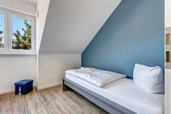 Schlafzimmer  Bernsteinquartier, Ferienhaus 09b "Ostseeparadies"