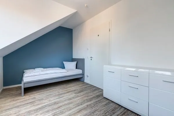 Schlafzimmer  Bernsteinquartier, Ferienhaus 09b "Ostseeparadies"