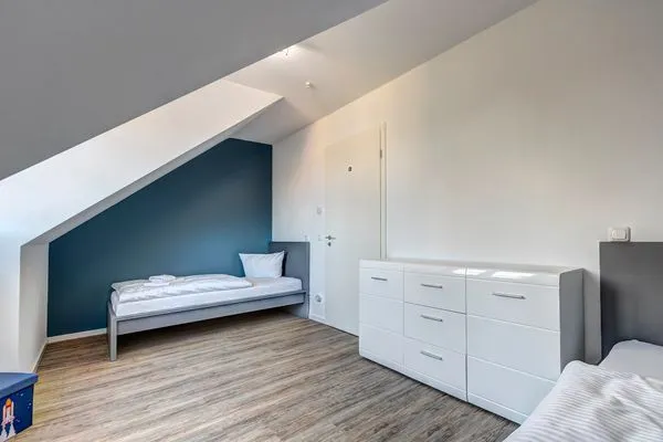 Schlafzimmer  Bernsteinquartier, Ferienhaus 09b "Ostseeparadies"