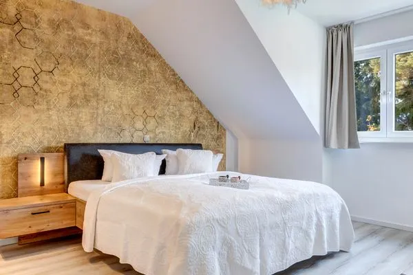 Schlafzimmer  Bernsteinquartier, Ferienhaus 09c "Ostseenest"